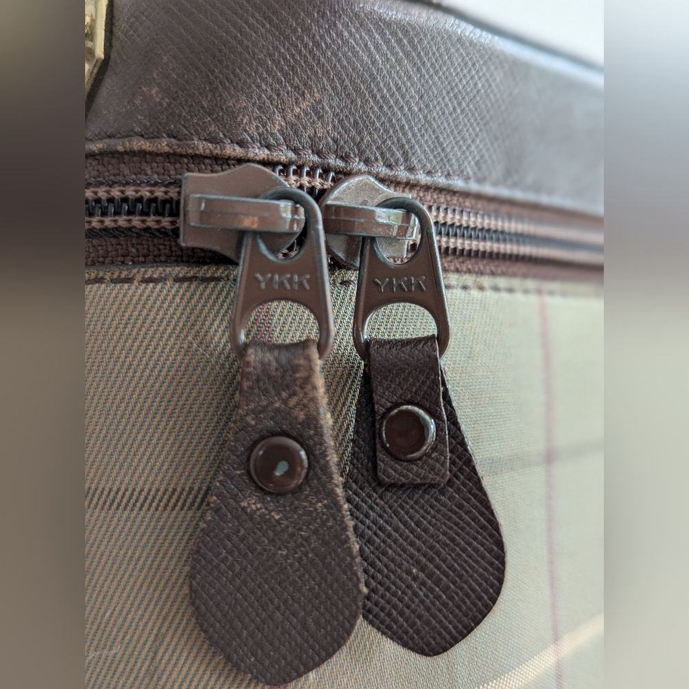 Vintage Burberrys- Nova Brown Canvas Crossbody - Picture 2 of 11